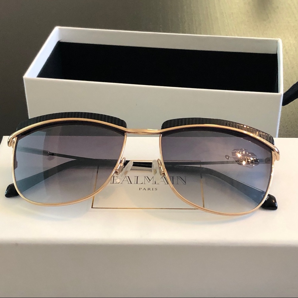 Balmain 56MM Rounded Square Sunglasses